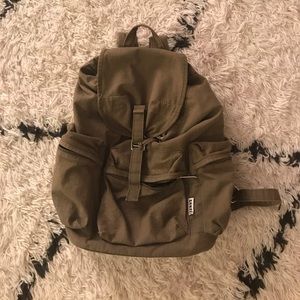 Military canvas backpack