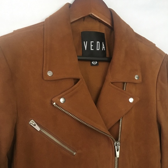 Veda suede Moto jacket - Picture 2 of 3