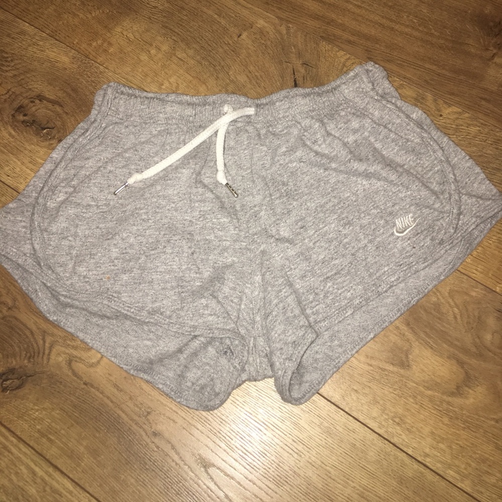 Grey Nike Cotton Shorts