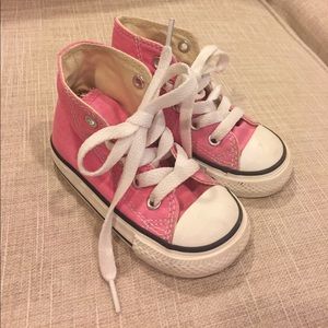 Converse Chuck Taylor high tops (toddler size 5)