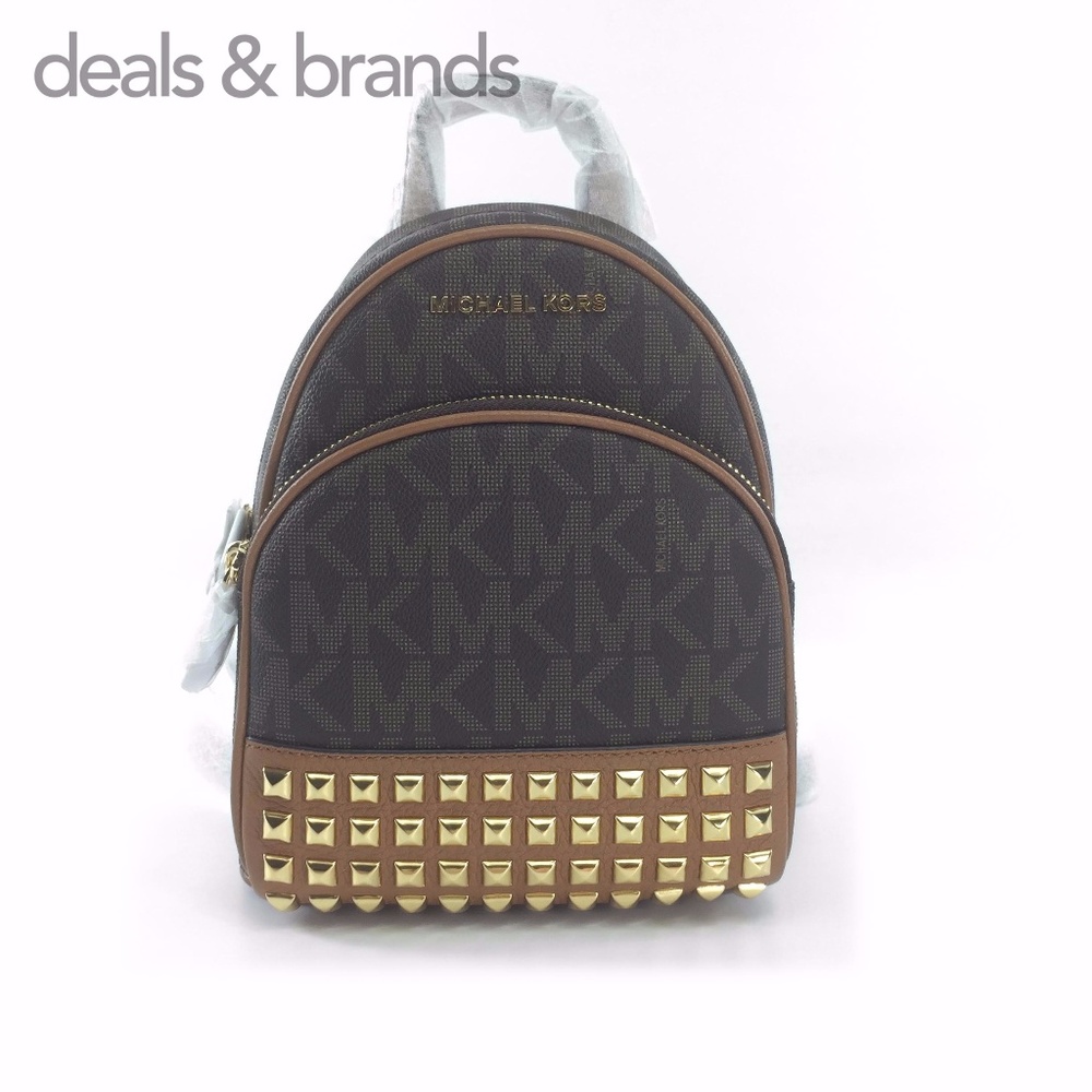 NWT MICHAEL KORS Leather Abbey XS Studded Backpack