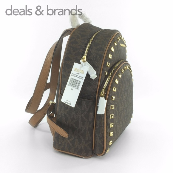 NWT MICHAEL KORS Abbey Medium Studded Backpack main image 8