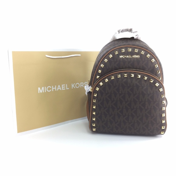 NWT MICHAEL KORS Abbey Medium Studded Backpack main image 2