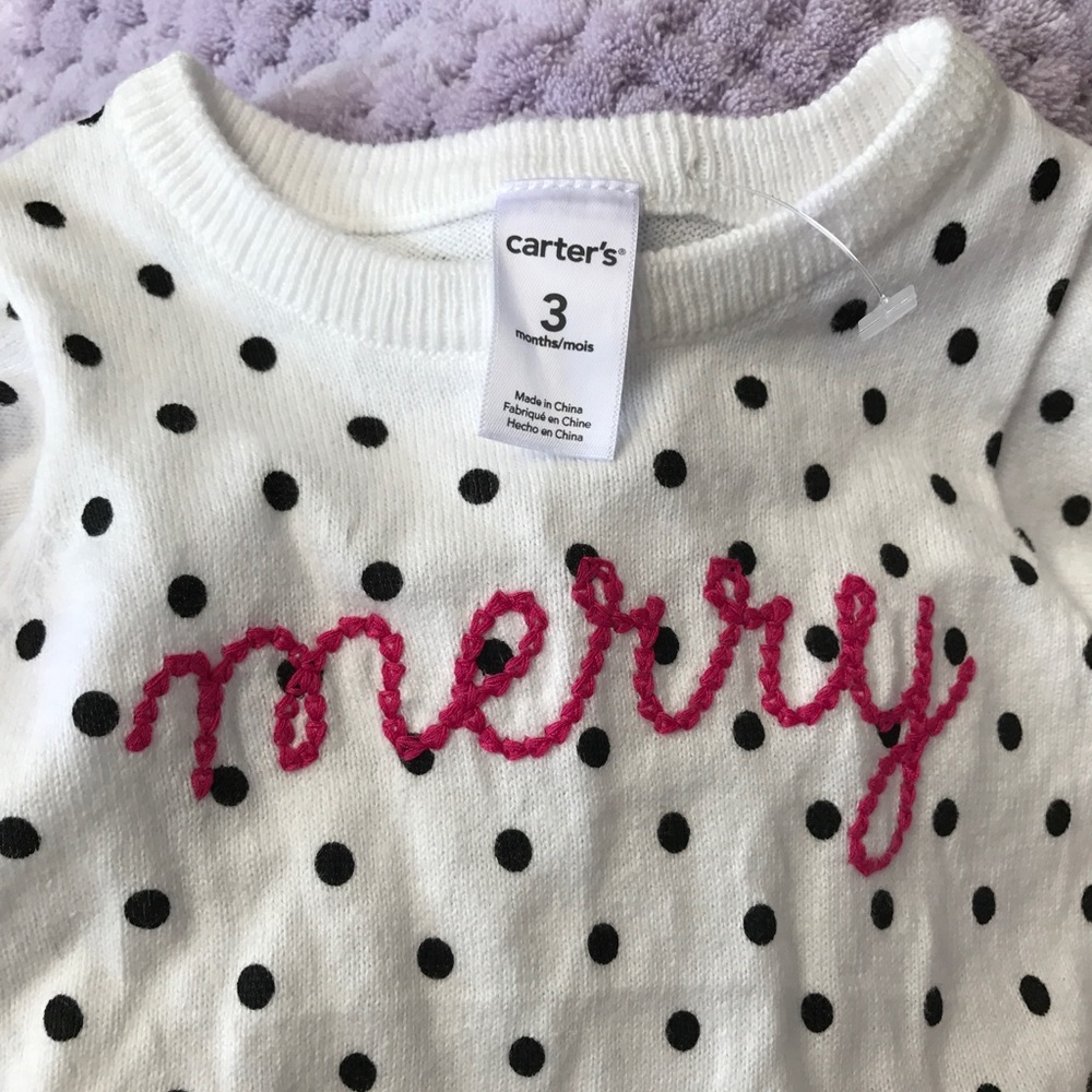 New Carter's Xmas 🎄sweater🛑Sold🛑