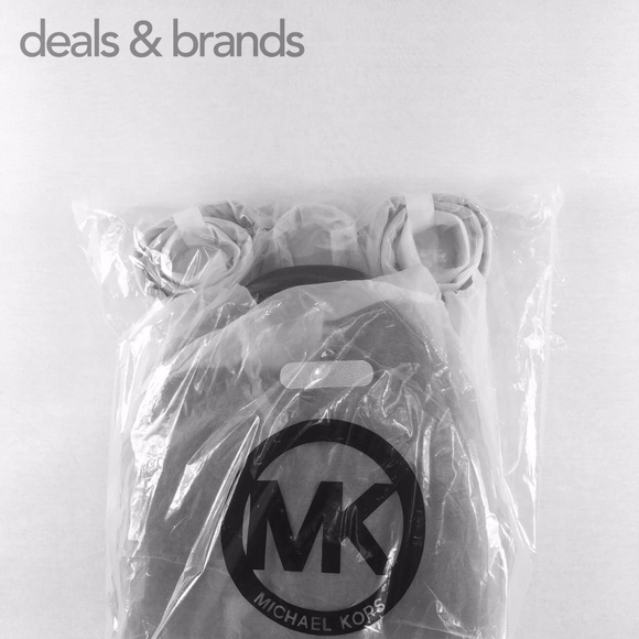 NWT MICHAEL KORS Abbey Nylon Large Backpack Black main image 4