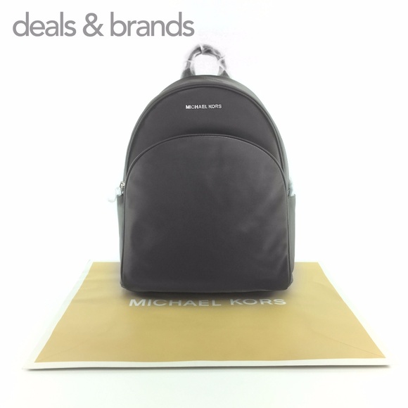 NWT MICHAEL KORS Abbey Nylon Large Backpack Gray main image 5