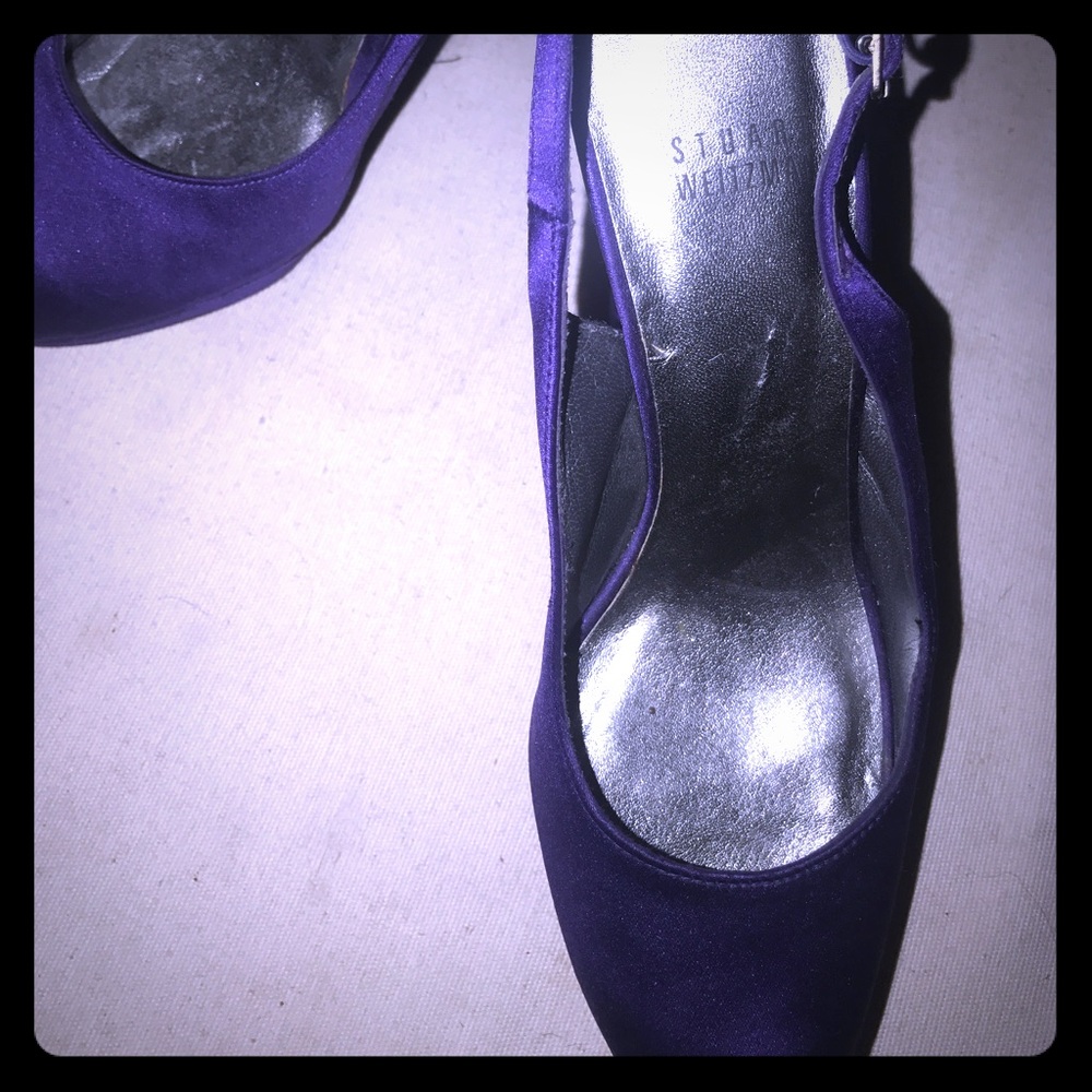 Stuart Weitzman Purple heels