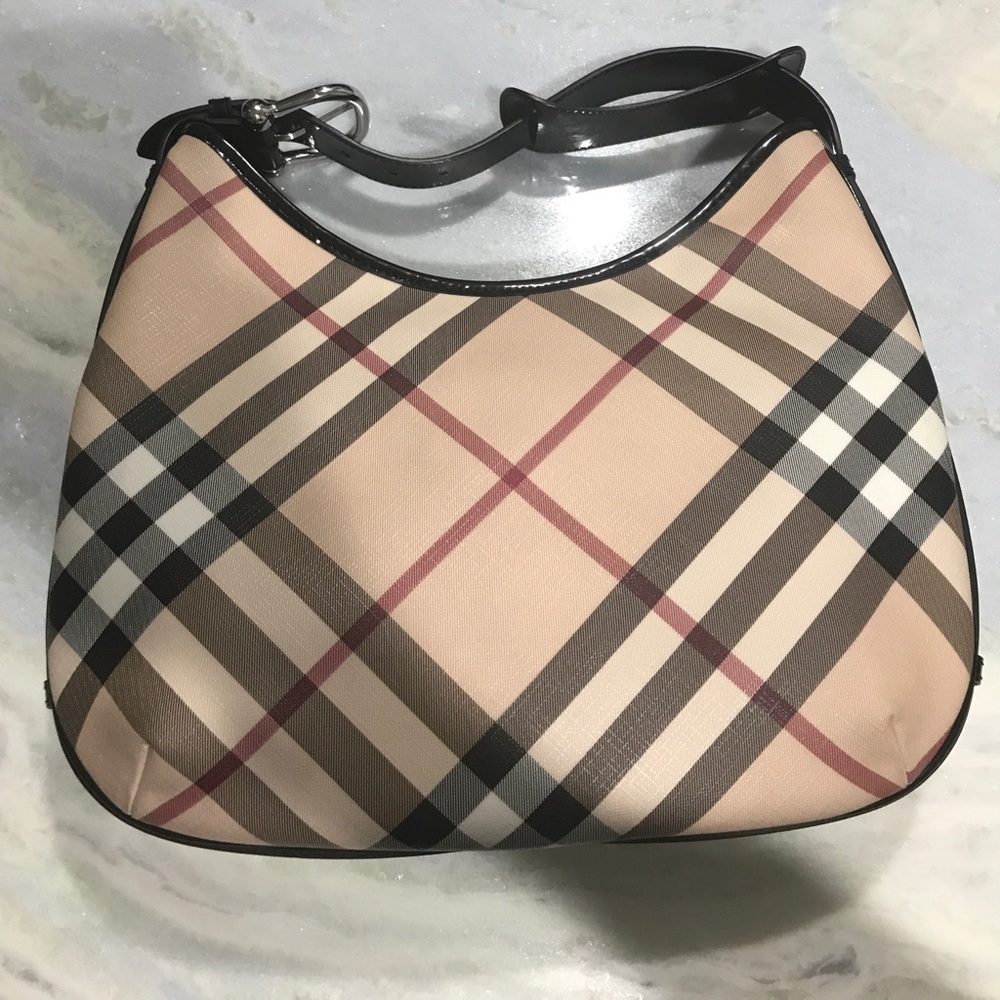 Authentic Burberry hobo shoulder bag