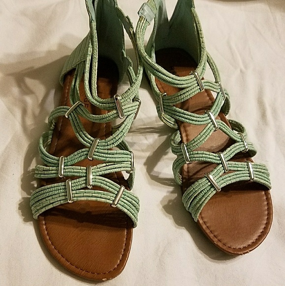 Rampage Shoes - Rampage mint gladiator sandals