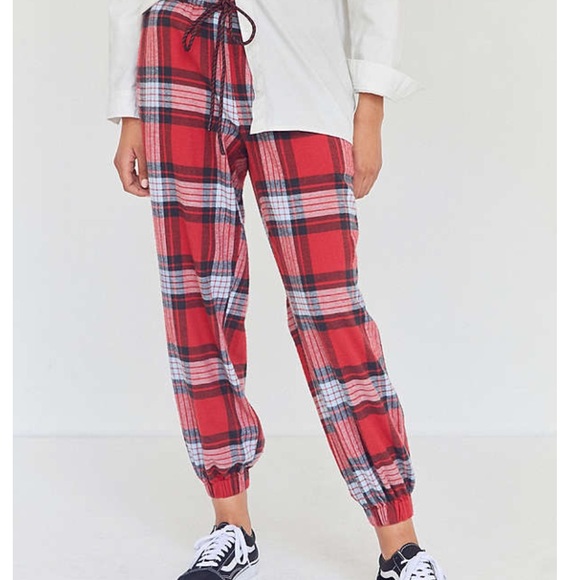 Flannel joggers Clearance