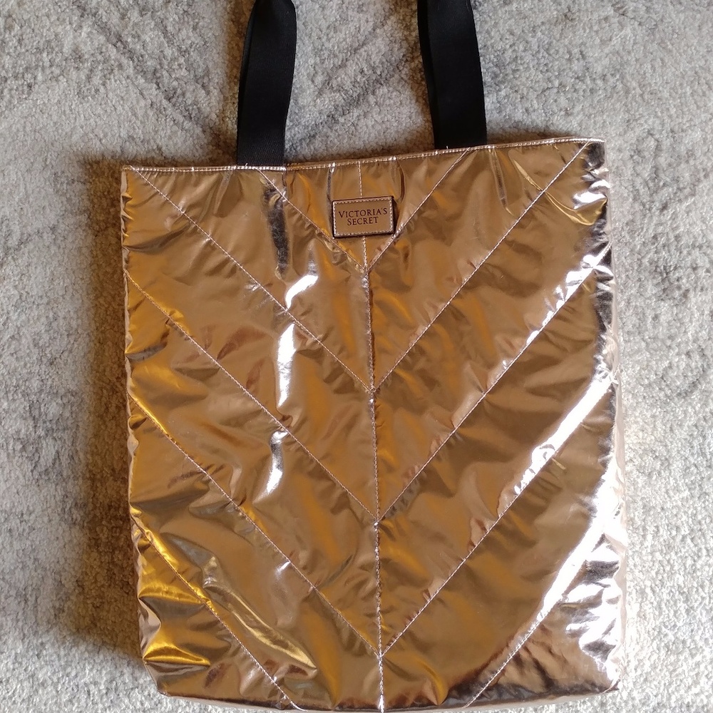 Victoria Secret Gold Tote 🌟