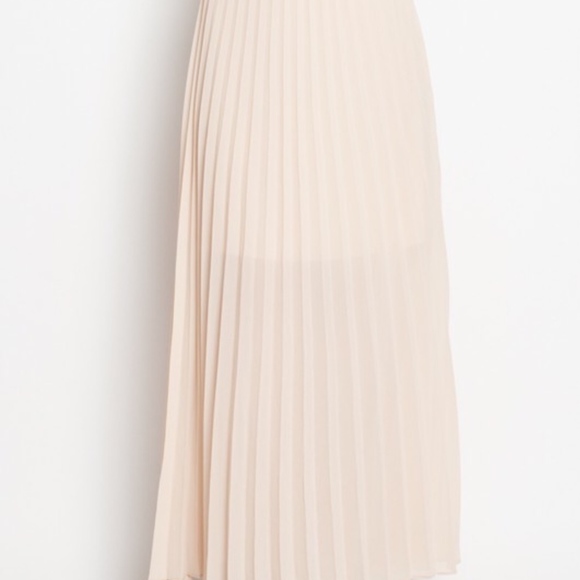 Skirts Cream Long Pleated Skirt Poshmark — free download