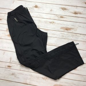 REI E1 Elements Men's Black Rain hike Zip pants L