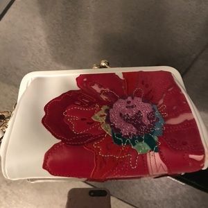 Authentic Coach floral clutch