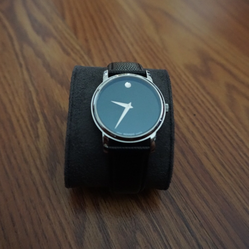 Movado With Leather band