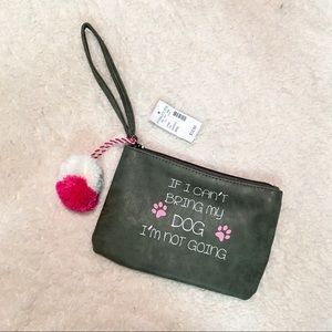 NWT Cosmetic Bag Wristlet