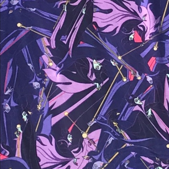 Lularoe NWT medium Irma Disney Villains Maleficent - Picture 2 of 2