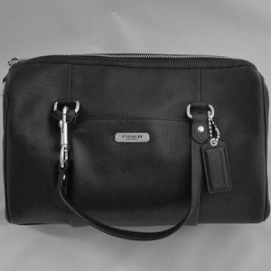 COACH Pebble leather satchel