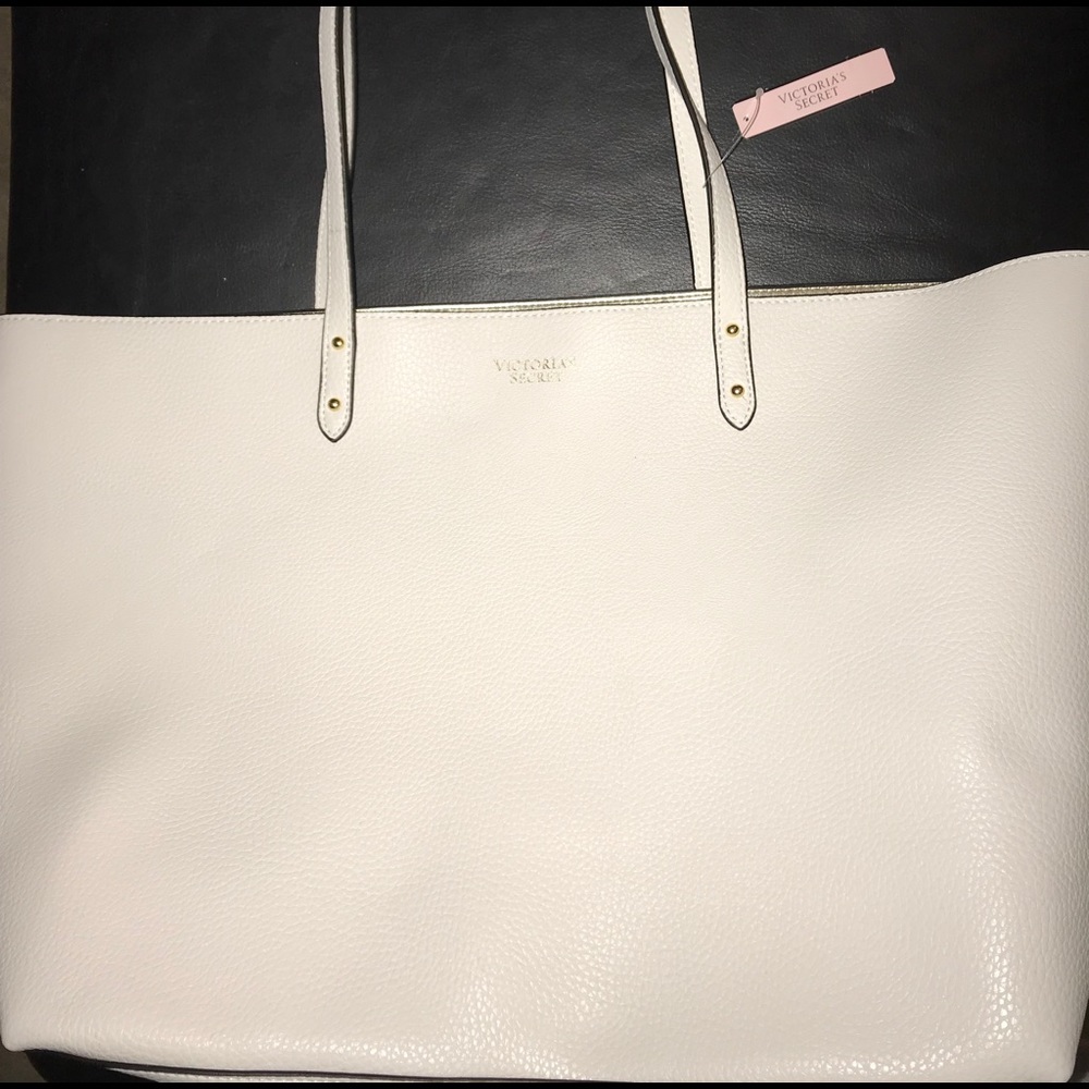 White Victoria Secret tote