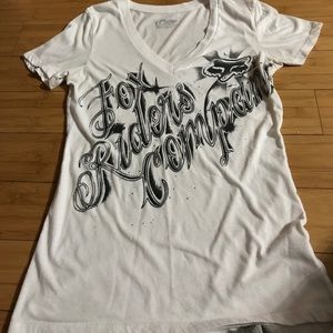 (2) Fox Racing Tee Shirts Size Large