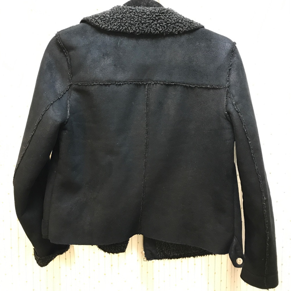 Shearling Moto jacket AE - Picture 4 of 8