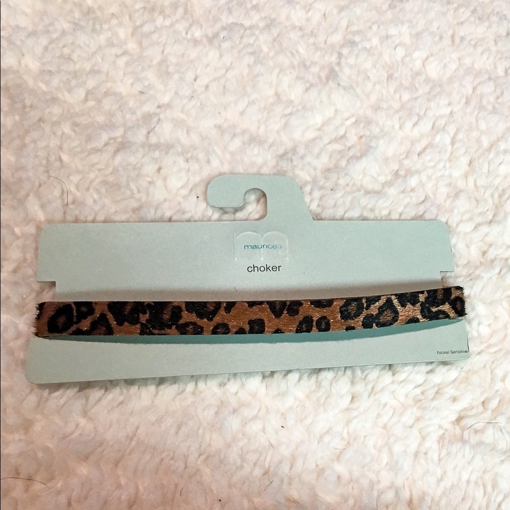 NWT Leopard Choker