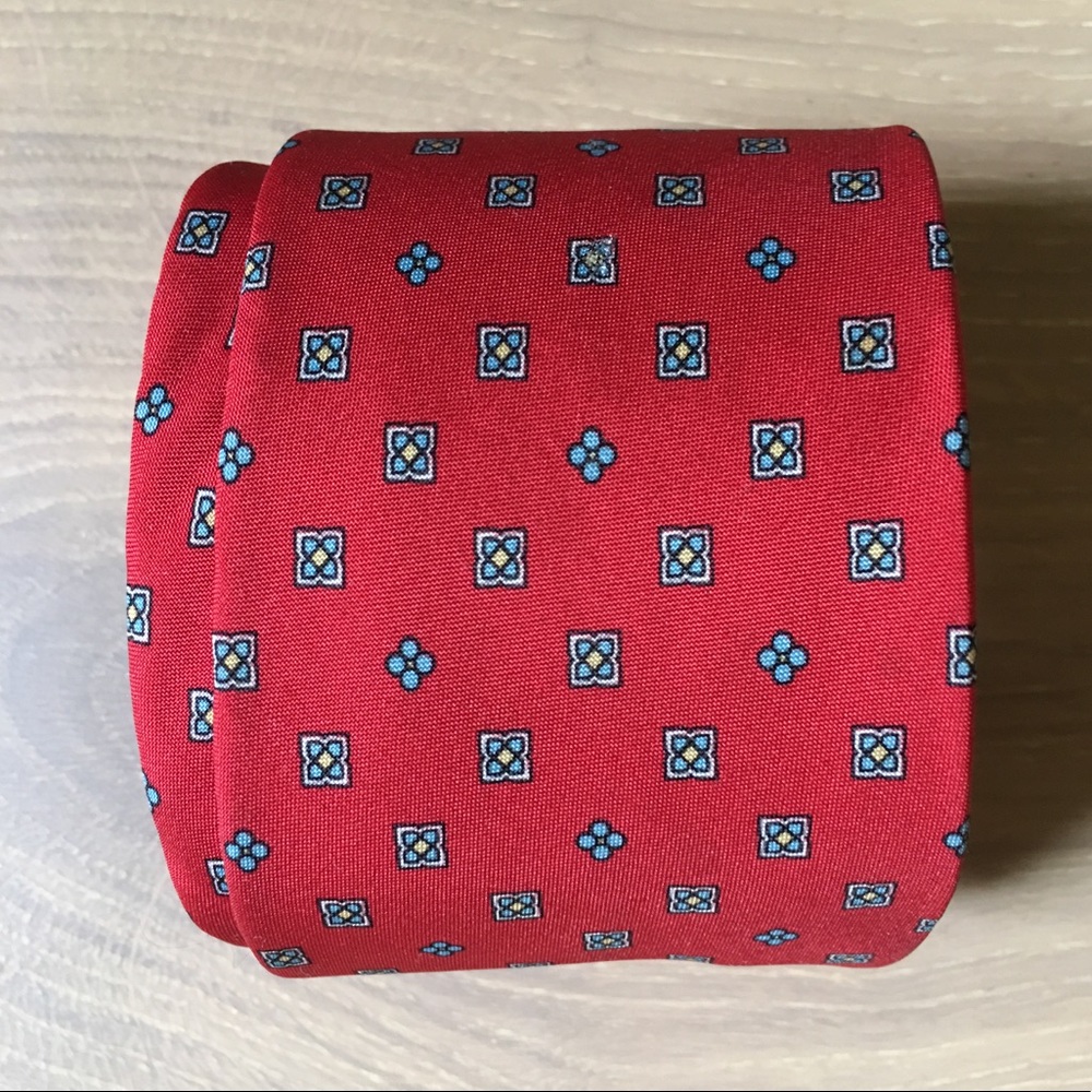 Men's Tie | Red Paisley