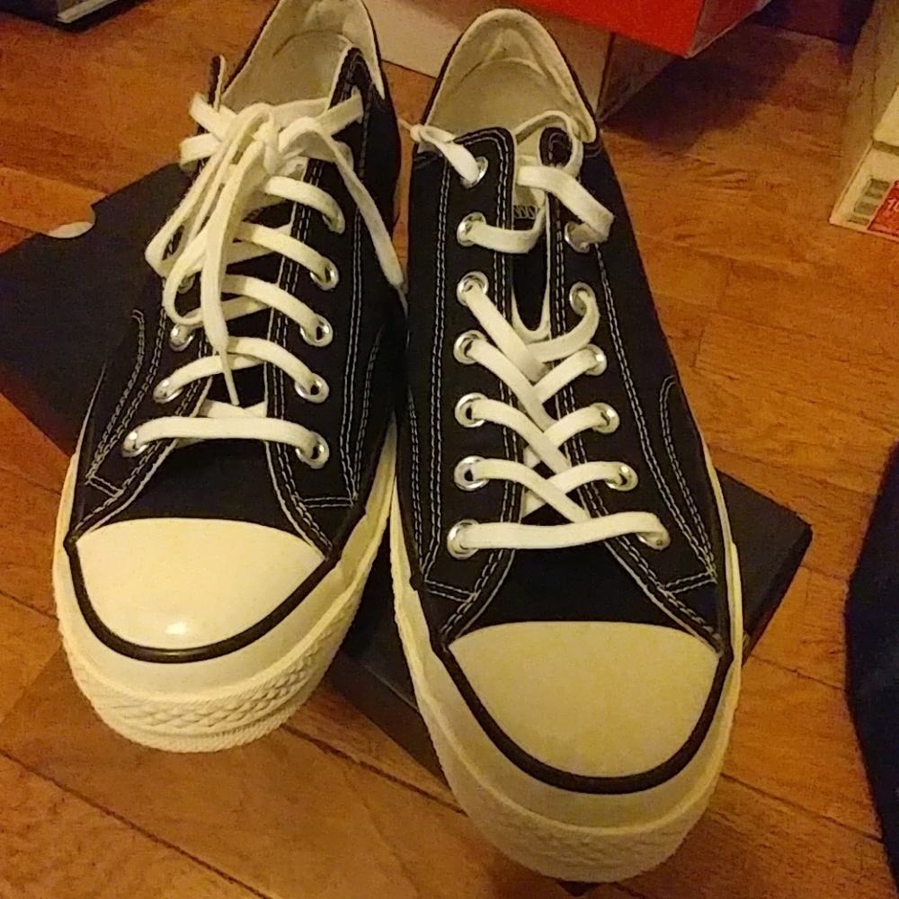 1970 Ox Black converse chucks original   size 10.5