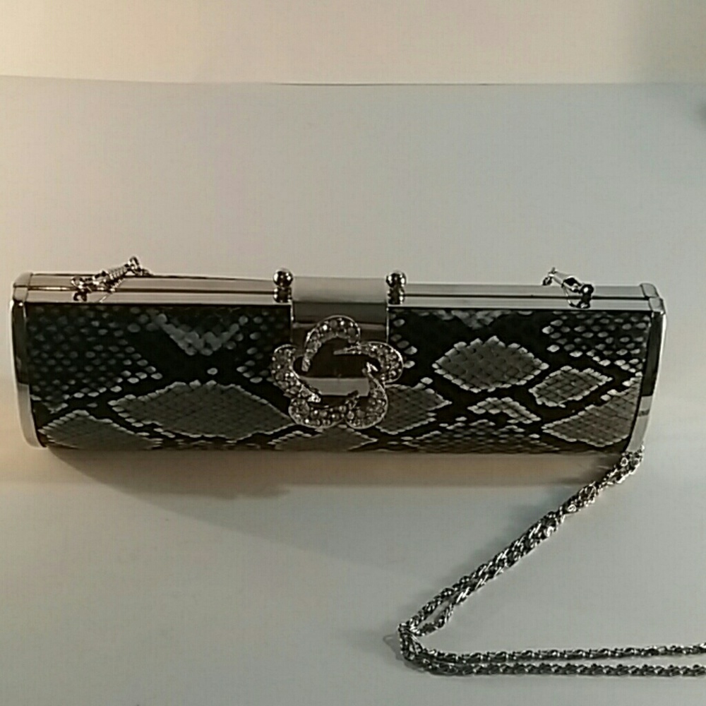 Daniel Ames Snake Print Handbag