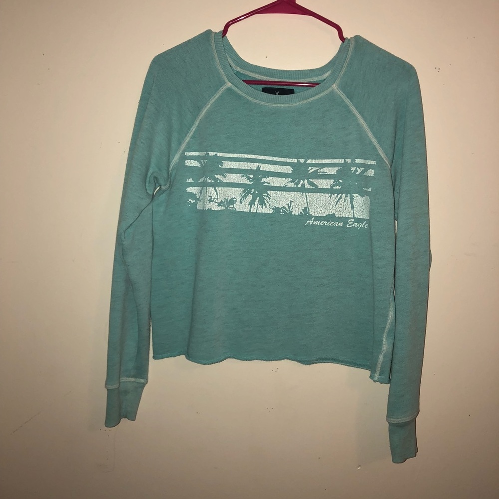 American eagle cropped sweater