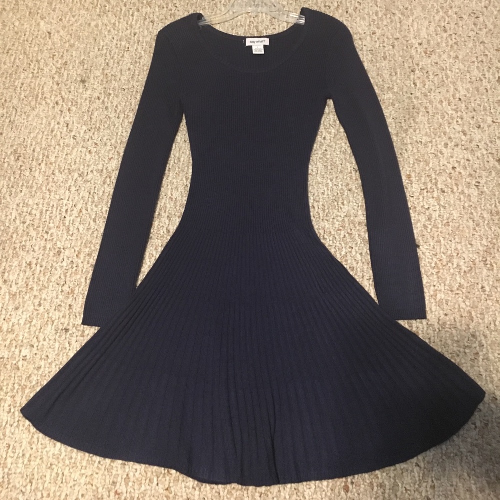 Cotton long sleeve dress
