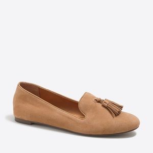 J. Crew Cora Suede Tassel Loafers, Size 7