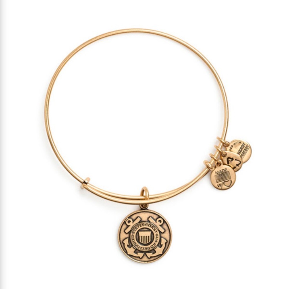 NWT Alex & Ani Coast Guard Charm Bangle