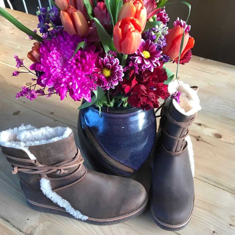 UGG boots Luisa Leather/Shearling ♥️♥️♥️