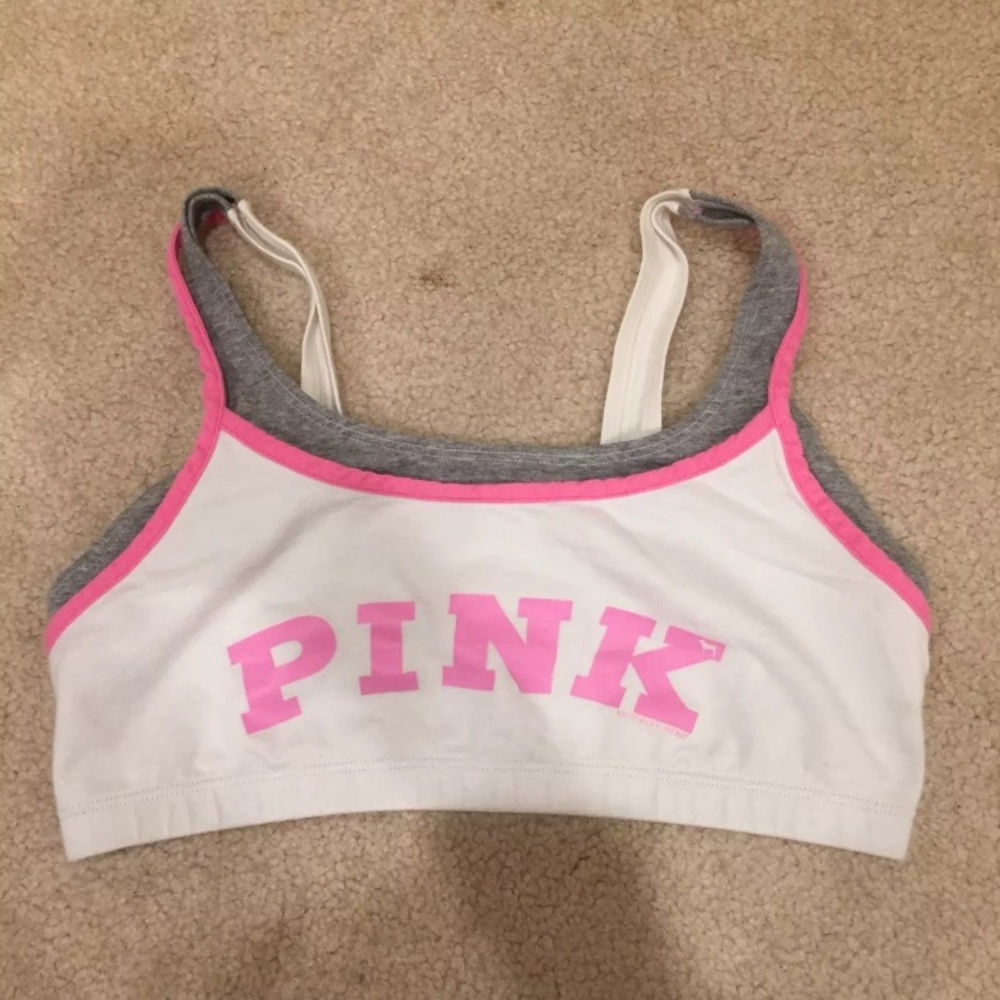 Pink Sports Bra