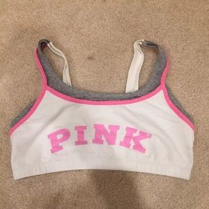 Pink Sports Bra