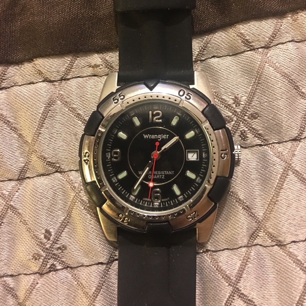 NWOT Wrangler Watch with black band