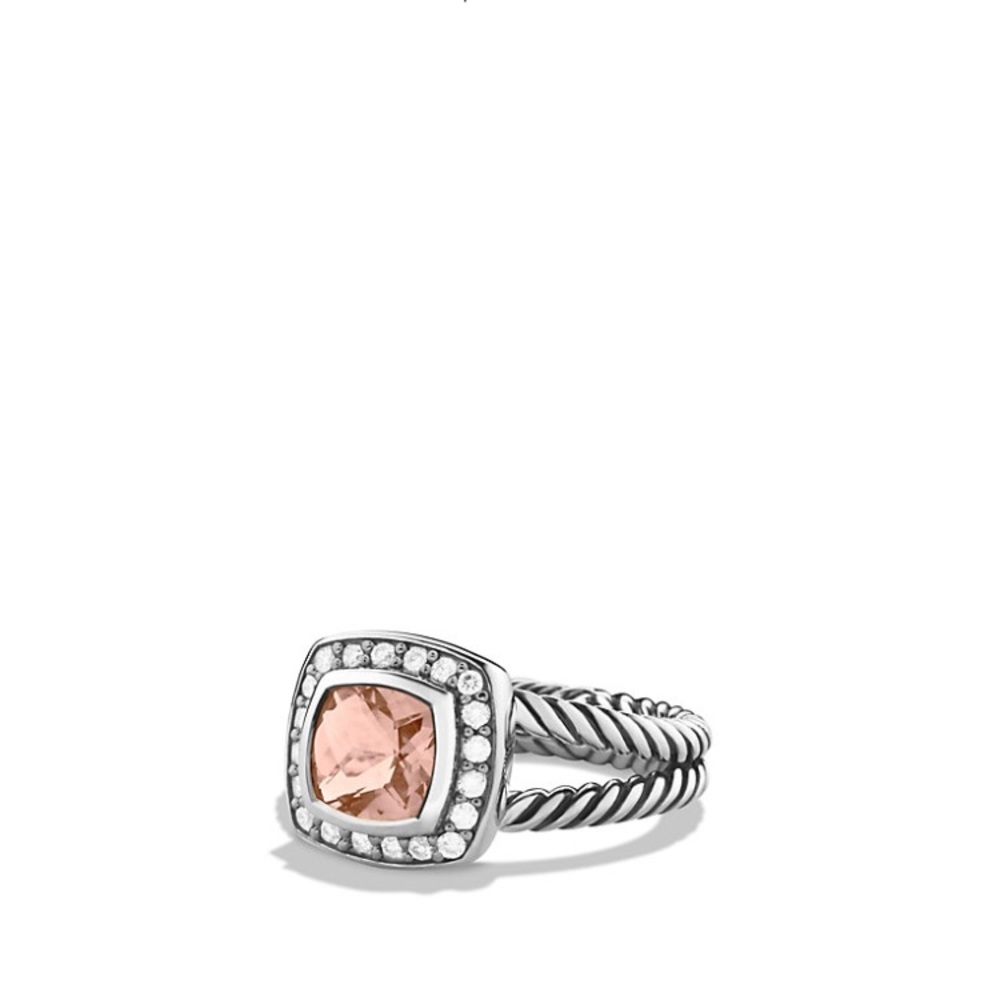 David Yurman Petite Albion morganite ring