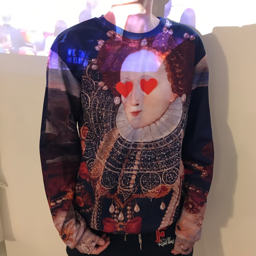 Cute print sweatshirt