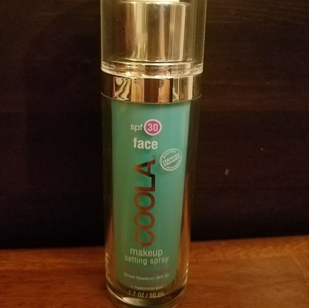 Coola SPF 30 makeup setting spray