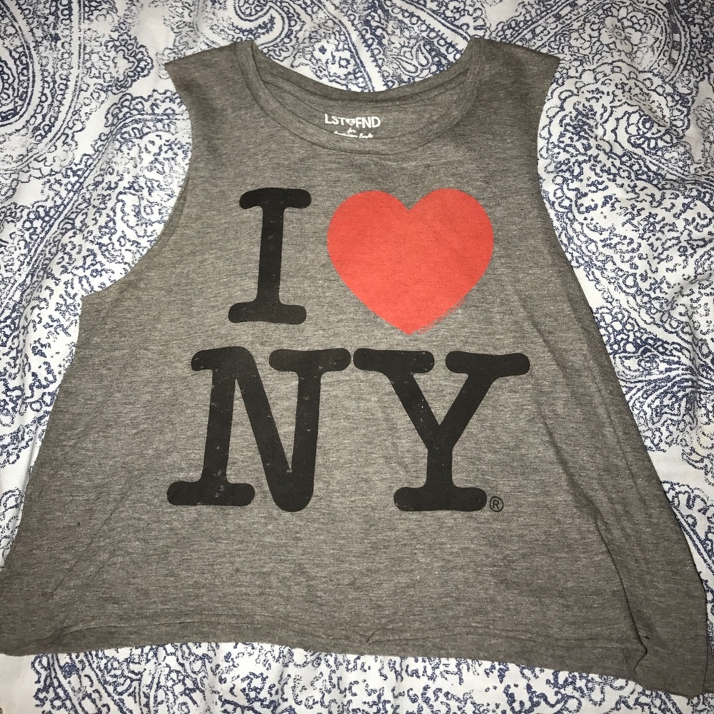 I heart NY tank top