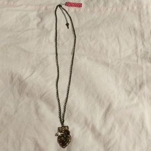 Betsey Johnson Long Topaz Necklace