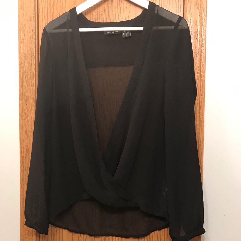 DKNY Sheer Blouse for Women