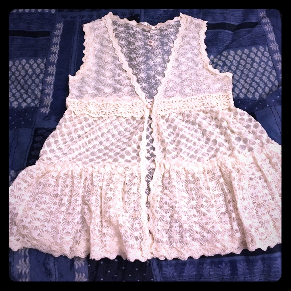 Lace vest