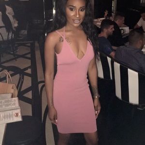 Pink sexy dress