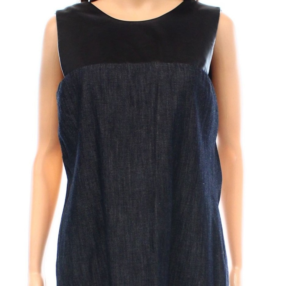 Lauren Ralph Lauren Blue Petite Denim Shift Dress