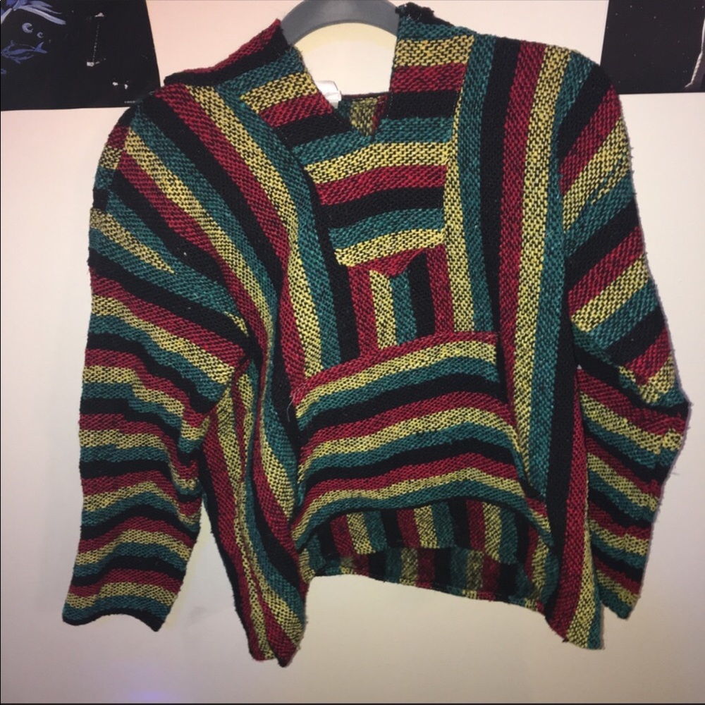 Rasta style oversized sweater