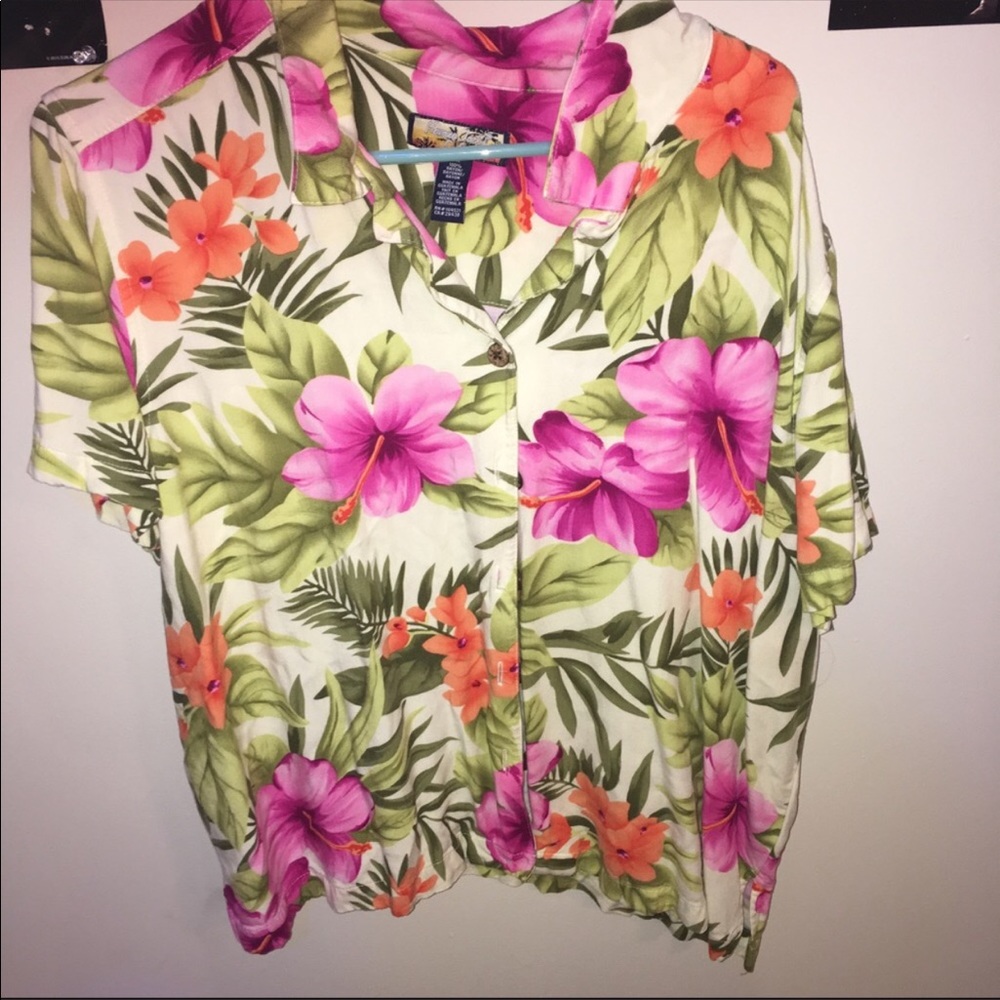 Oversized Hawaiian shirt