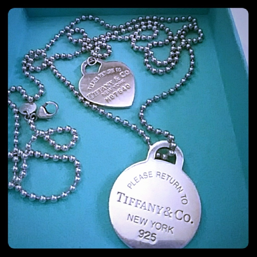 🌟TIFFANY'S -"TAG BUNDLE" W/TIFFANY BEADED CHAIN
