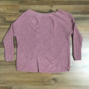Dusty rose colored sweater
